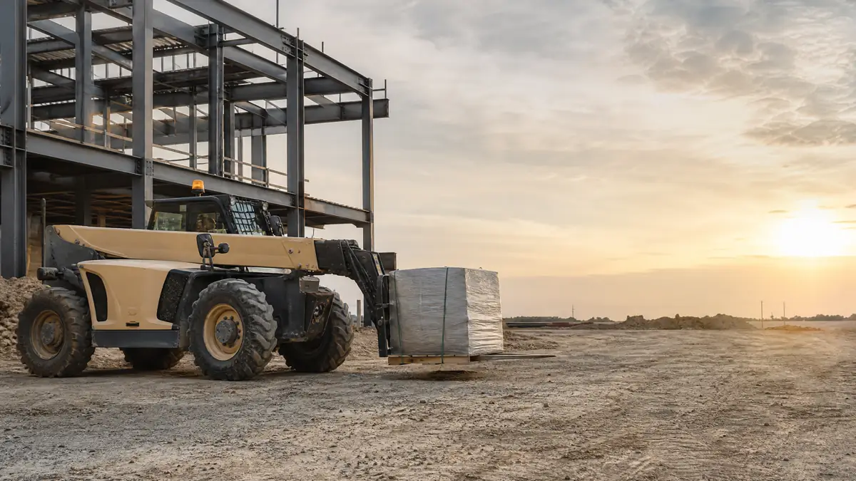 Telehandlers jobsite access in Jacksonville