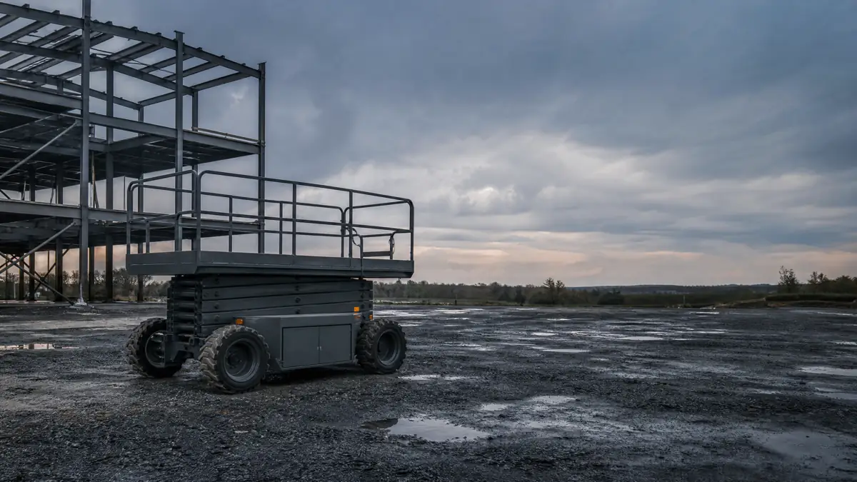 Rough Terrain Scissor Lifts jobsite access in Jacksonville